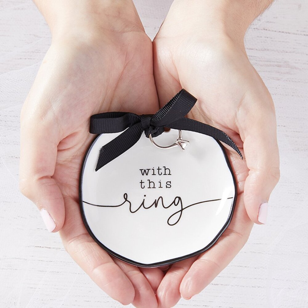 Ring Bearer Dish - With This Ring/NIB